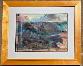 Abstract watercolor 22 x 30.