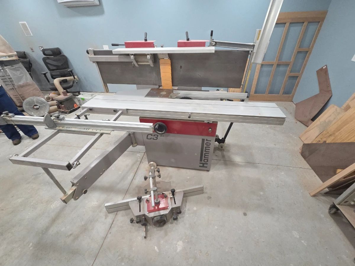 Hammer C3-31Hammer Combination Machine. Jointing, Planing, Sawing, Shaping or Mortising