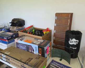 Lighting, bug zapper, 8ft folding table
