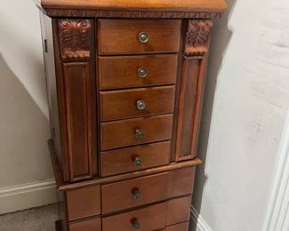 #13	Jewelry Chest (19w x 14.5d x 40h)	 $60.00 