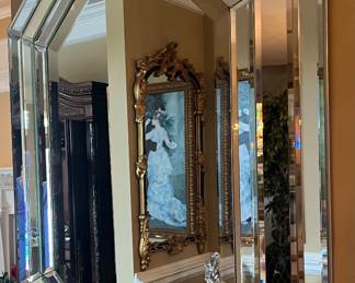 #22	Oblong Octagonal Mirror (29.5w x 40.5h)	 $150.00 
