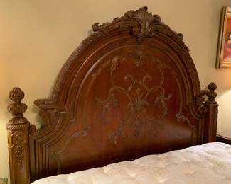 #1	King Size Bed with ComfortFlex Landon Mattress Set & Bedding	 $325.00 