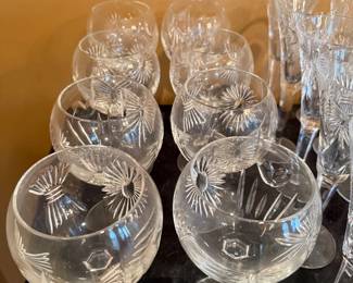 #51	Waterford Millennium Series Set of 8 Goblets	 $350.00 