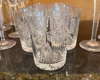 #54	Waterford Millenium Series Set of 9 Double Old Fashioned Glasses	 $300.00 