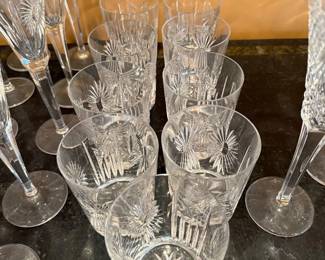 #54	Waterford Millenium Series Set of 9 Double Old Fashioned Glasses	 $300.00 