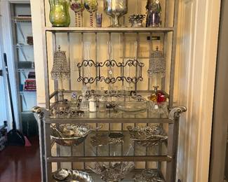 #45	Metal & Glass Bakers Rack (38w x 22d x 80h)	 $150.00 