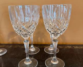 #55	Waterford Marquis Wine Glasses Set of 4	 $50.00 