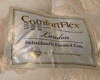 #1	King Size Bed with ComfortFlex Landon Mattress Set & Bedding	 $325.00 