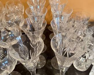 #53	Waterford Millenium Series Set 10 Champagne Flutes	 $200.00 