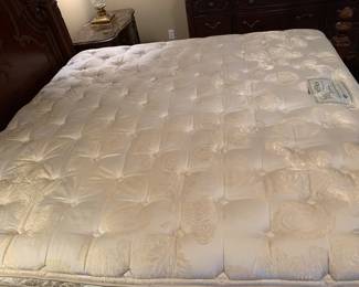 #1	King Size Bed with ComfortFlex Landon Mattress Set & Bedding	 $325.00 