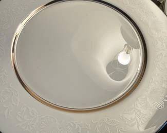 #37	Lenox Oxford White Echo Service for 14 with extra pieces 81 pieces	 $325.00 