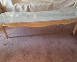 Vintage kidney shape coffee table 