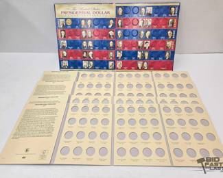 1540 Empty Presidential Coin Collection Books