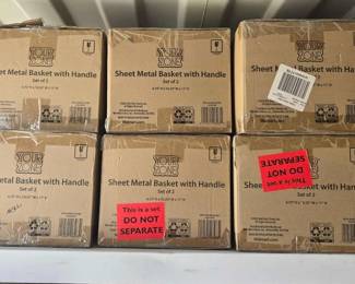 5000  6 Boxes Sheet Metal Basket with Handle