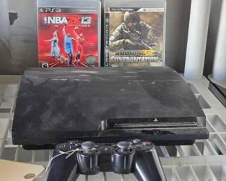 2838  PS3 with Games and Remote