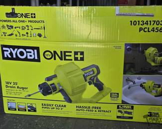 5030  Ryobi 18V 25 Drain Auger