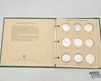 1250 .999 Silver American Eagle Dollar Coins
