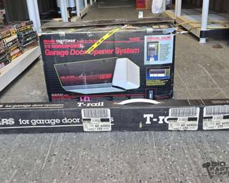 5028  Craftsman 12 Horsepower Garage Door Opener and Trail