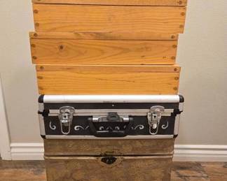 1952 Display Cases, Shadow Boxes, Trunk Carrying Case