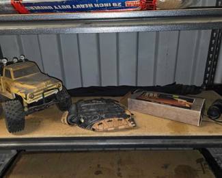 8136 Toy Truck, Baseball Glove, Stress Shooter, and Umbrella