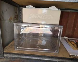6016 Used Golden Goose Sneakers and Display Case