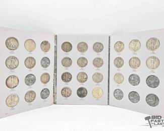 1408 90 Silver Walking Liberty Half Dollar Coins