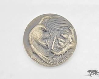 1260 Sterling Silver Bald Eagle Medal