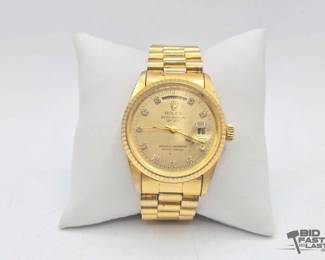 1151 NotAuthenticated Rolex DayDate Wrist Watch