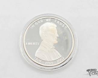 1254 .999 Silver Lincoln Wheat One Dollar Coin