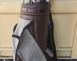 2806  Leather Golfing Bag