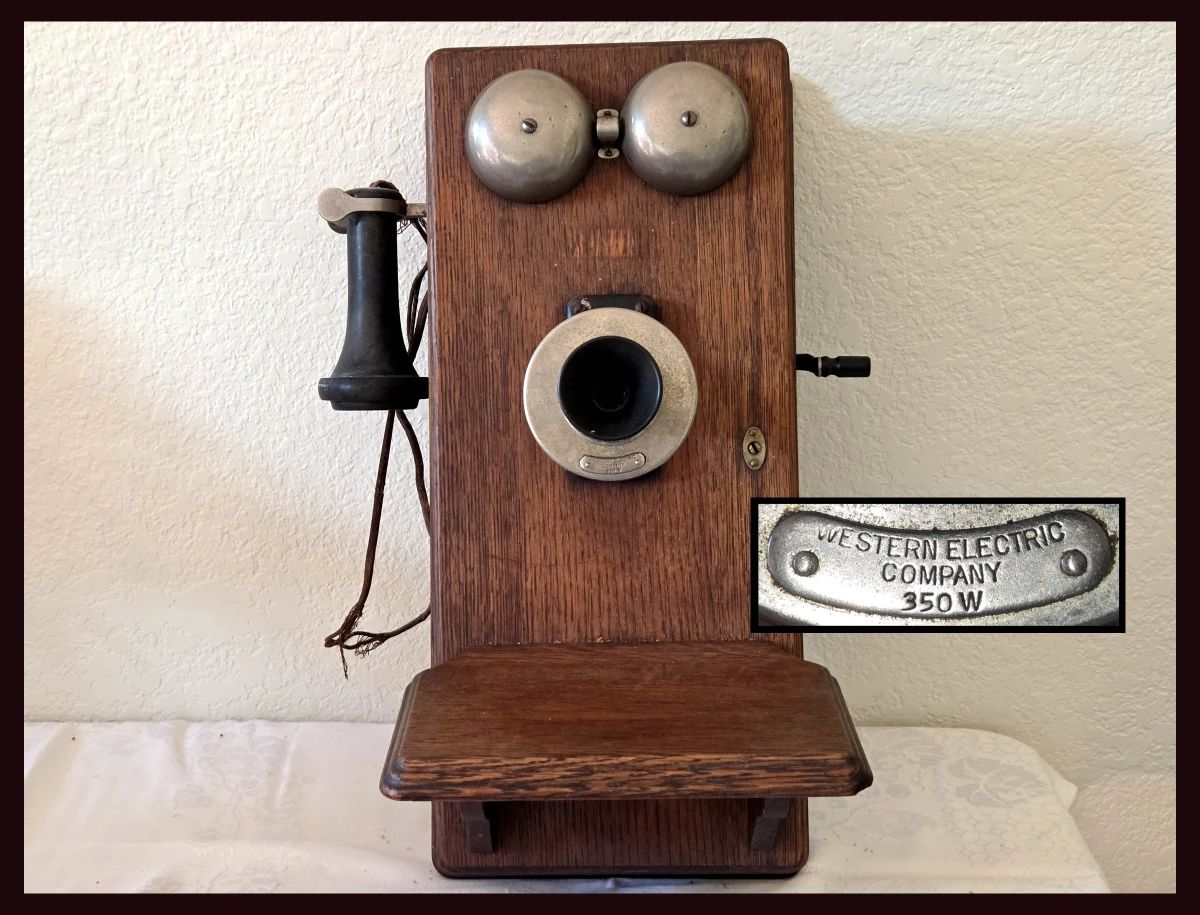 Antique Western Electric Co Telephone Bells Are Ringing!