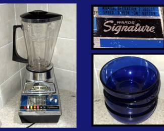 Mid Century Wards Signature Blender; It Runs Great!