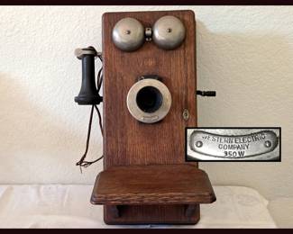 Antique Western Electric Co Telephone Bells Are Ringing!