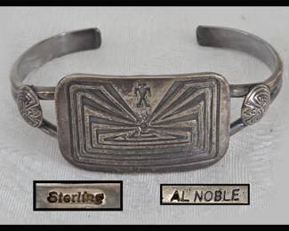 Sterling Silver Al Noble Cuff