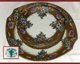 Hand Painted Nippon 5 Pc Set 