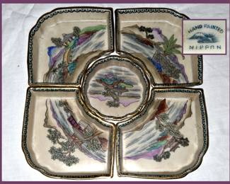 Hand Painted Nippon 5 Pc Set 