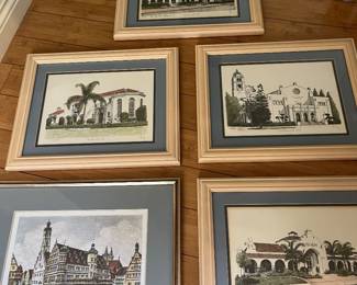 Local Fullerton lithographs