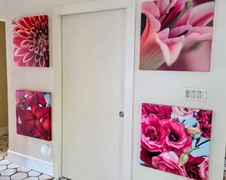 Colorful Floral Canvas Art