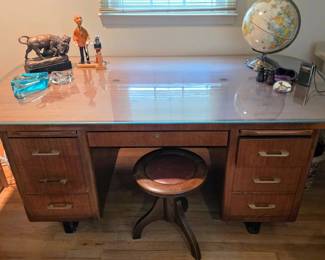 Art Deco era Tanker Desk - VERY NICE!