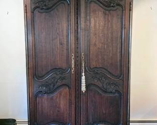 Antique French Oak Armoire