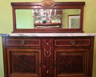 Antique French Art Nouveau Buffet Server