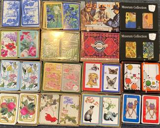 Lovely vintage playing cards