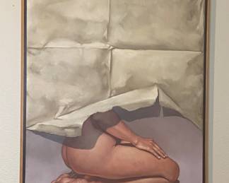 Michael Sheets original oil on canvas 20 x 24 1979