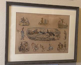 Old whaling print