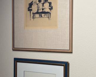 Marjorie Ryerson signed original LE etching 8 x 10