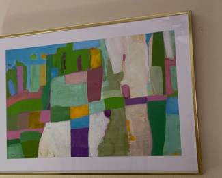 Candy Bob Ellard original oil on linen 30 x 19  “Mostar in Bosnia”