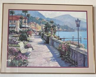 Art Print  "Bellagio Promenade" Howard Behrens