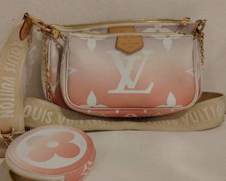 Louis VuittonāMonogram Giant Visor Pool Multi Pochette Accessoire Bag