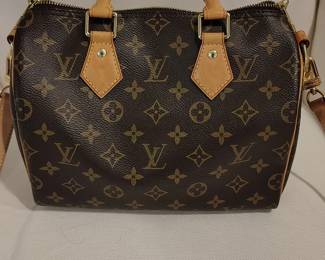 Classic Louis Vuitton mid sized hand bag