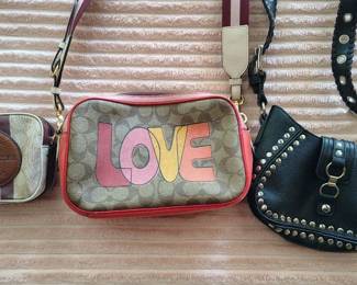 Coach and designer handbags